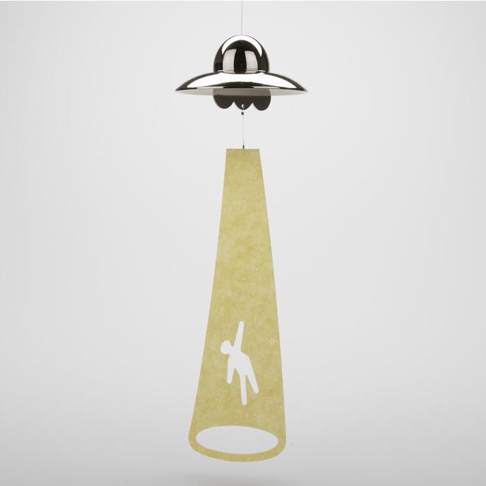 能作 NOUSAKU 日本製の真鍮でできた風鈴 UFO ニッケル/ゴールド