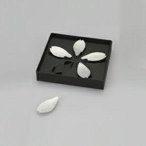 能作 NOUSAKU 箸置き 桜 さくら 5個セット 錫のカトラリー