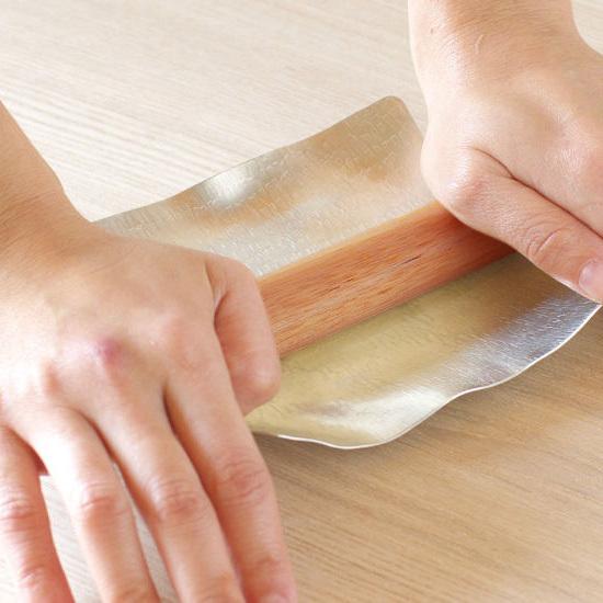 syouryu - 昇龍工房 すずがみ 錫(すず)皿 専用 ころ 18cm 伸ばし棒