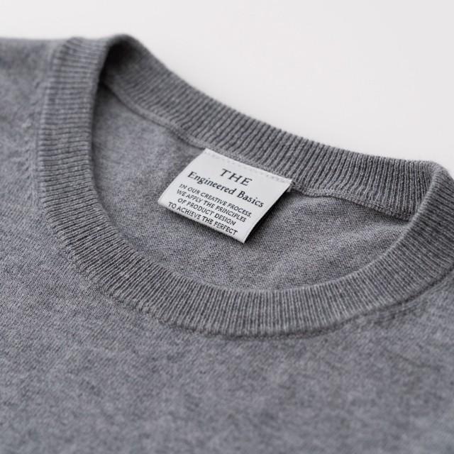 THE コットンカシミヤ クルーネックセーター SWEATER Crew neck 