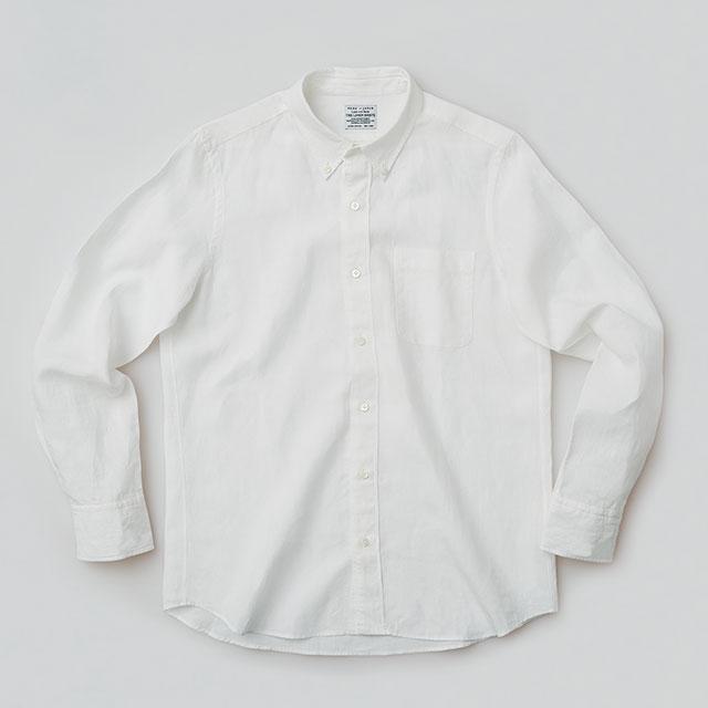 The フレンチリネンシャツ 厚地で透けにくい ホワイト 白 メンズ レディース The Linen Shirts The 1004 1280 Designers Labo Jp 通販 Yahoo ショッピング