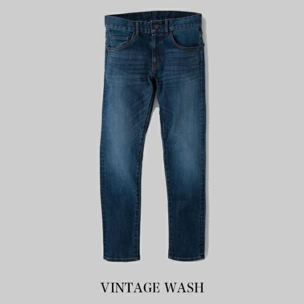 タイトなのに動きやすい 日本製デニム THE Jeans Stretch for Slim VINTAGE WASH_1