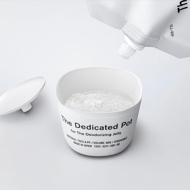 THE 消臭剤 by きえ?る 専用ポット＆詰め替えパック　各1個 バイオ消臭ゼリー　置き型　おしゃれ 部屋 玄関 靴箱 シューズボックス 冷蔵庫 トイレ ペット 猫 |  | 01