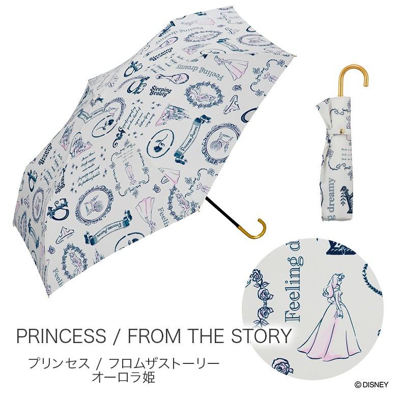 Wpc ディズニー 折り畳み傘 晴雨兼用 UVカット プリンセス 白雪姫