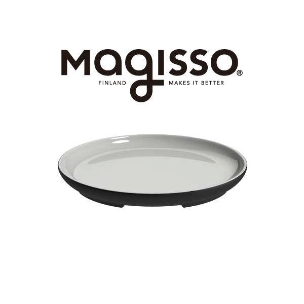 magisso ラウンドプレート 20cm 70654 ホワイトライン クーリング