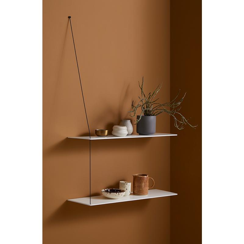 WOUD（ウッド）ステッジシェルフ 80cm ホワイト W140015 : DESIGN