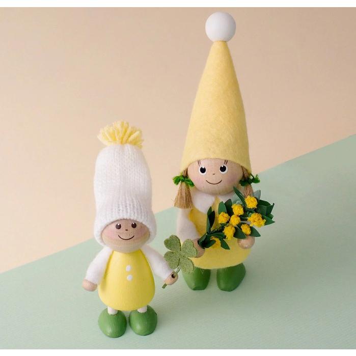 ノルディカニッセ ミモザ 女の子 NORDIKA nisse ノルディカ ニッセ ミモザを持った女の子 - Spring
