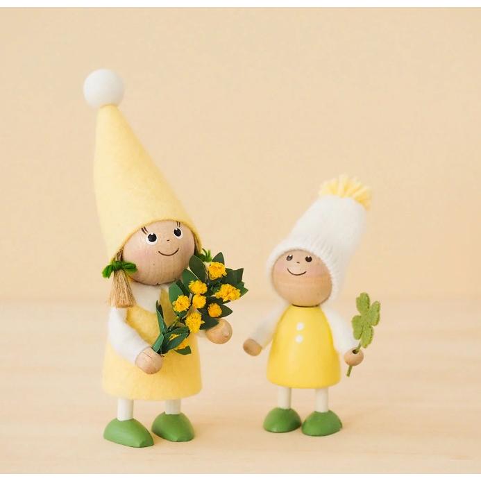 ノルディカニッセ　ミモザを持った女の子 NORDIKA nisse ノルディカ ニッセ ミモザを持った女の子 - Spring
