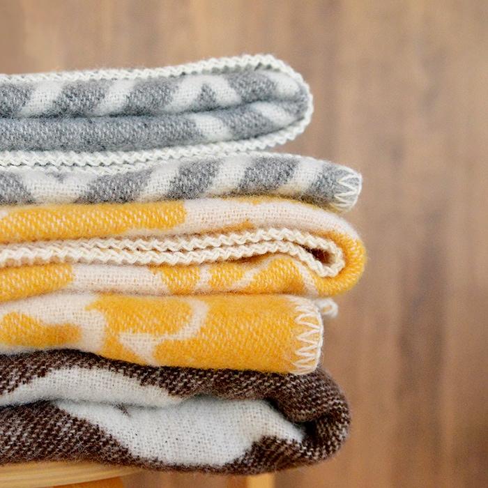 Barker Textile バーカーテキスタイル ウールブランケット ハーフ