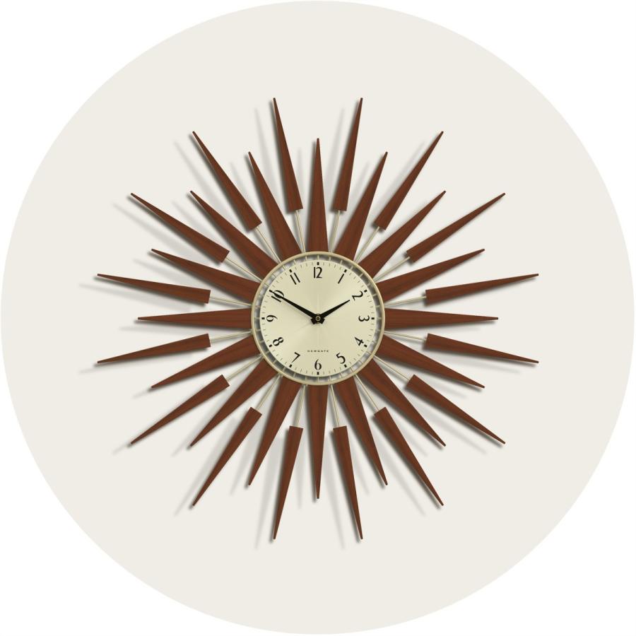NEW GATE掛時計　PLUTO NEW GATE（ニューゲート）掛け時計 PLUTOG SUNBURST BROWN : DESIGN