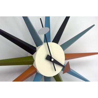 George Nelson(ジョージ・ネルソン)　掛け時計　Sunburst Clock Walnut（サンバースト・クロック ウォルナット）　GN396WB｜designhouse｜03