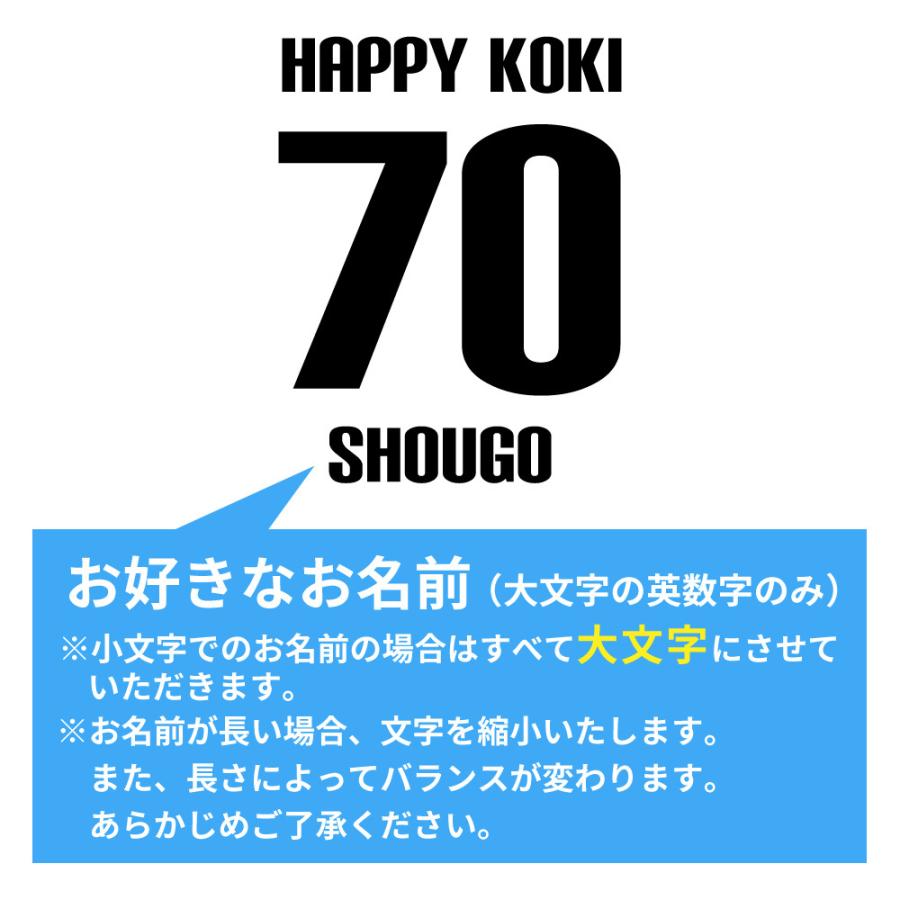 古希祝い ドライポロシャツ 名入れ無料 記念品 (HAPPY KOKI) 男性・女性 ギフト プレゼント 両親へ 孫から サプライズ 誕生日 70歳のお祝い S M L LL 3L 4L 5L |  | 02