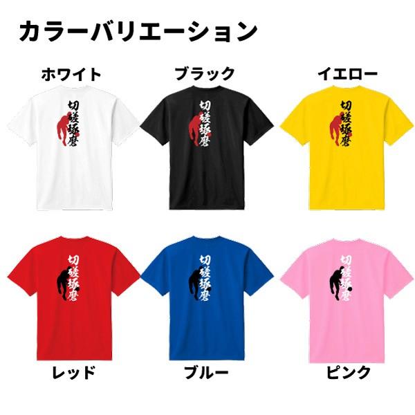 バドミントン Tシャツ ドライ オリジナル 名入れ無料 メンズ レディース 四字熟語 サークル クラブ チーム S2 Dt004 デザインジャンクション 通販 Yahoo ショッピング