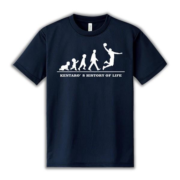 バスケ ドライ Tシャツ 吸汗 速乾 メッシュ オリジナル 名入れ無料