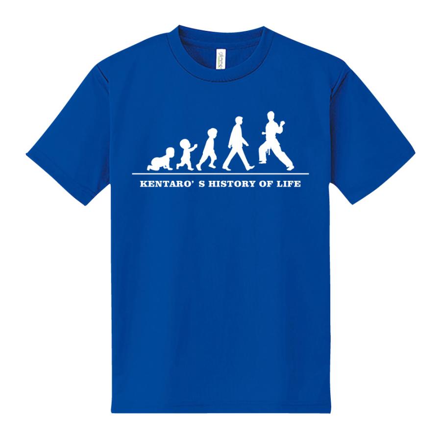 空手 ドライ Tシャツ 吸汗 速乾 メッシュ オリジナル 名入れ無料 (HOL