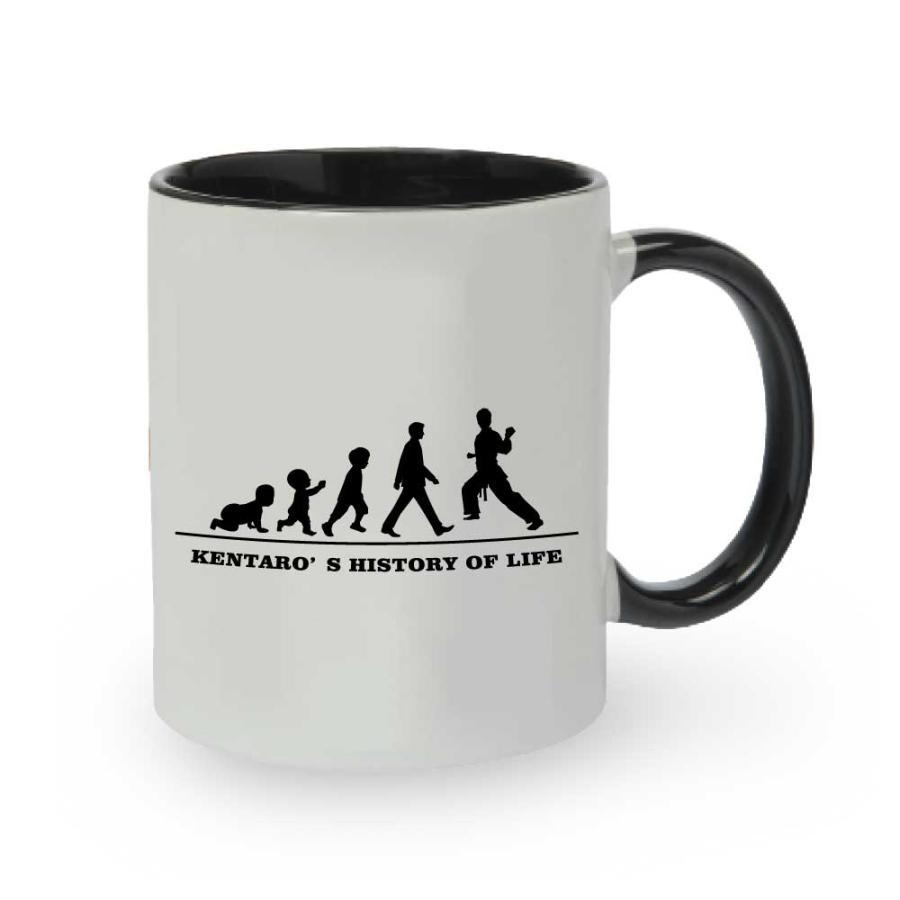 卒団 記念品 空手マグカップ 名入れ無料 オリジナル プレゼント(HOL