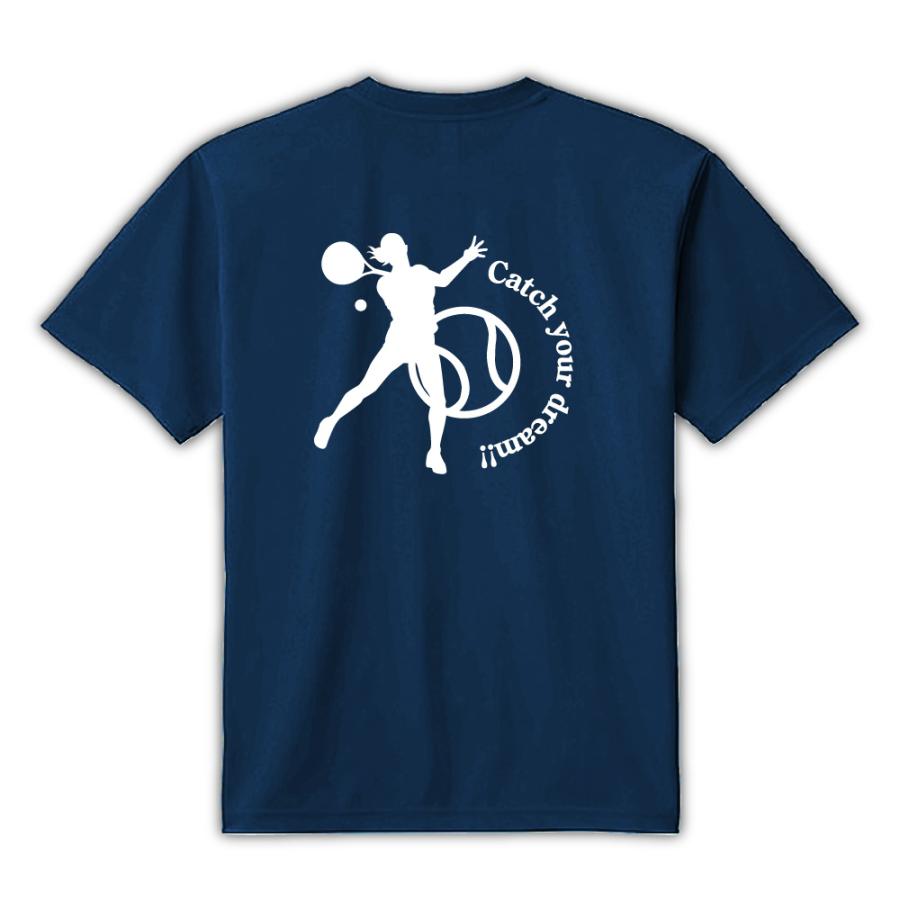 テニス ドライ Tシャツ 吸汗 速乾 メッシュ オリジナル 名入れ