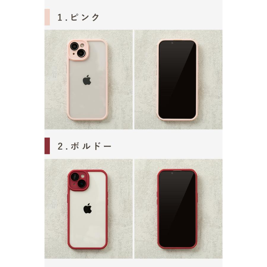 iPhone15 ケース クリア iPhone14 ケース iPhone 13 14Pro iPhoneケース カメラ保護 レンズ保護 アイフォン13 14 ケース ケース 透明 韓国 アイアドバンス｜designmobile｜16