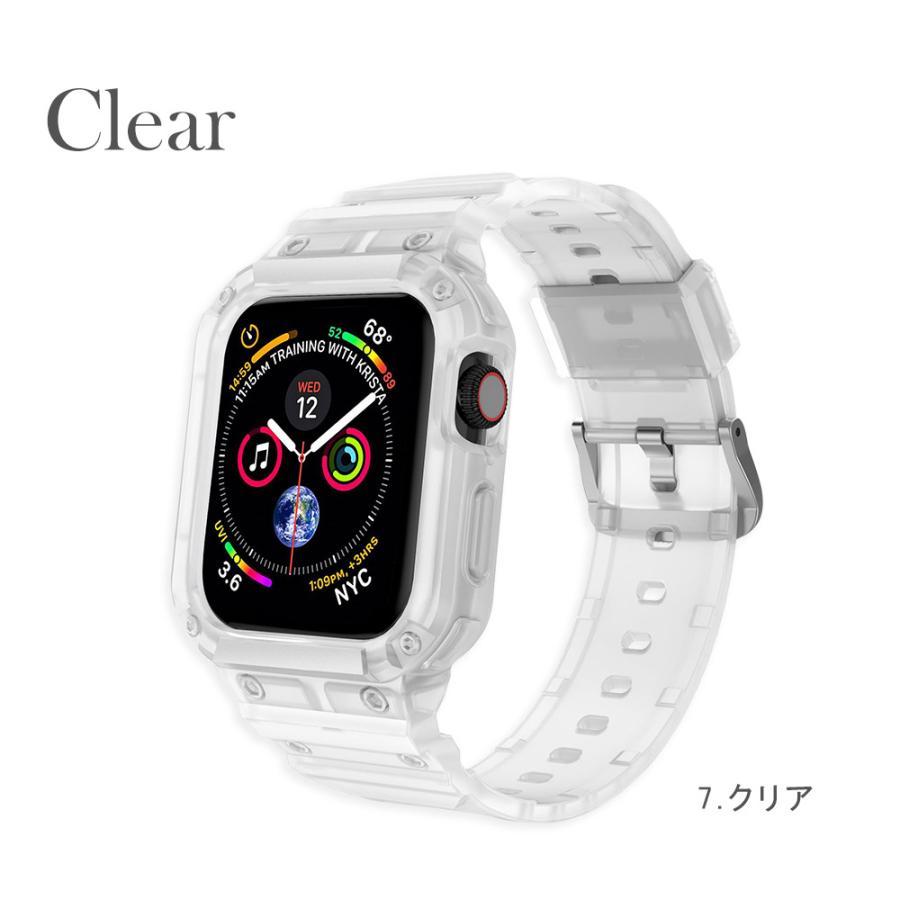 アップルウォッチ バンド おしゃれ Apple Watch バンド ケース 一体型 レディース メンズ スポーツ シンプル かわいい 38 40 41 42 44 45 mm フレームバンド｜designmobile｜12