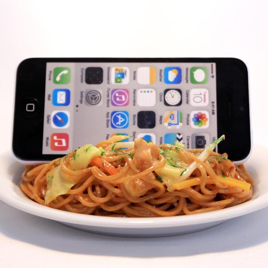 スマホスタンド ソース焼きそば 食品サンプル インテリア Iphone スタンド おしゃれ 卓上 アイフォン 送料無料 デザインポケット 通販 Yahoo ショッピング
