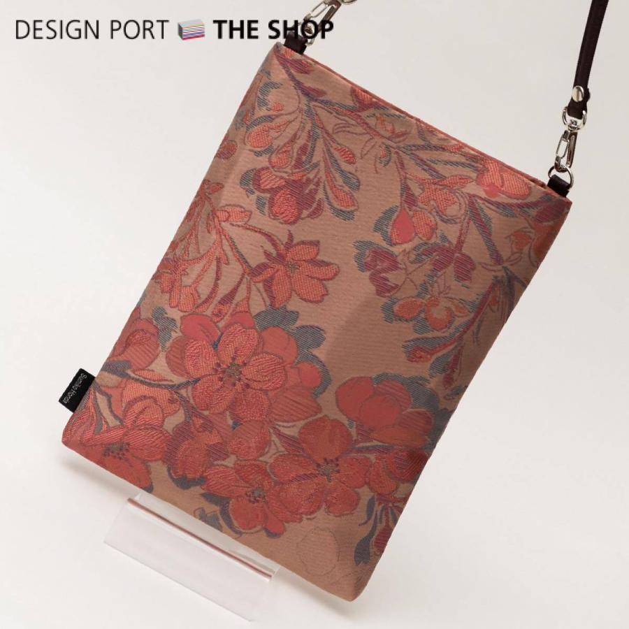 Sumiko Honda（スミコ ホンダ）ポシェット チェルカーレ レッド 約19×25×2cm おしゃれ 花柄 スマホポーチ 斜め掛け 川島織物セルコン 送料無料 1KM466111_2