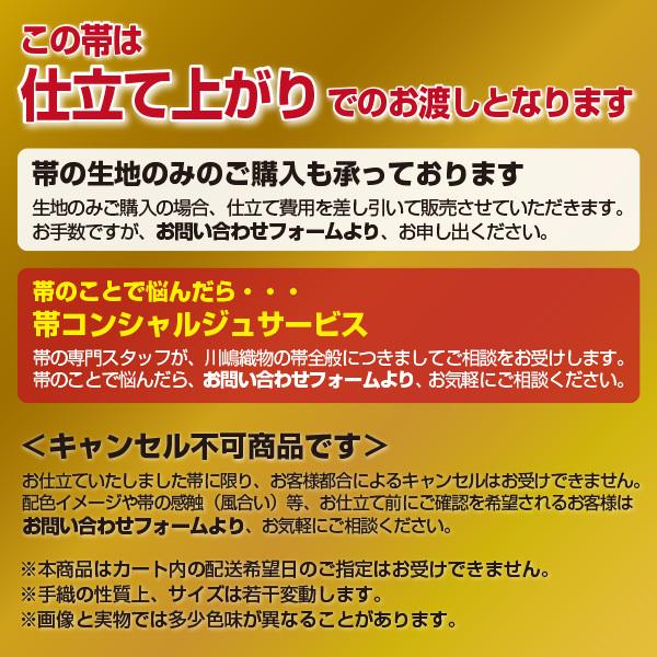帯 着物 和装 川島織物セルコン じゅらく謹製 輪奈織ぬい袋帯 蔦 シルエット図 墨茶色 芯入仕立上り 1yo 川島織物セルコン デザインポート 通販 Yahoo ショッピング