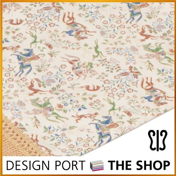 川島織物(狩猟紋錦) テーブルセンター58×104cm 川島織物セルコン 箱入り織りセンター テーブルセンター 狩猟紋錦 しゅ