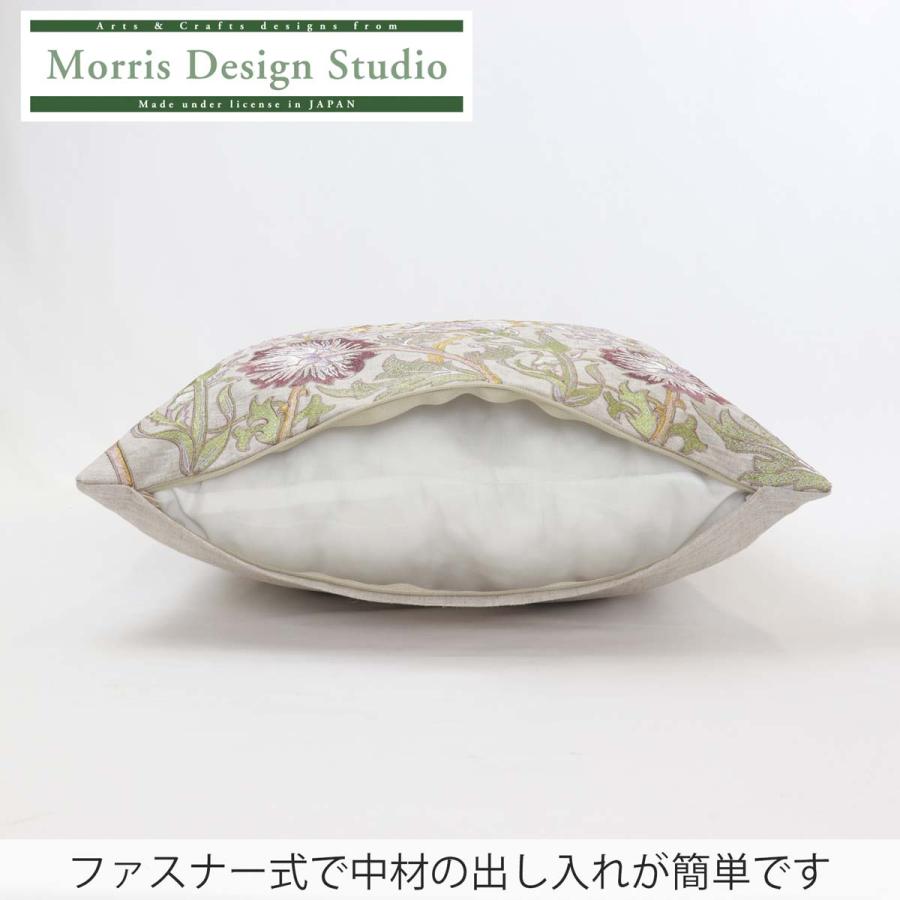 背当クッションカバー MORRIS ウィリアムモリス ピンクアンドローズ 45×45cm 川島織物セルコン 送料無料 LL1739｜designport｜15