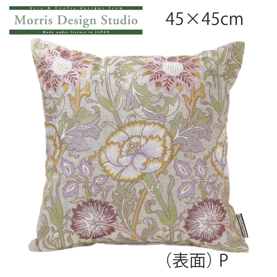 背当クッションカバー MORRIS ウィリアムモリス ピンクアンドローズ 45×45cm 川島織物セルコン 送料無料 LL1739｜designport｜09