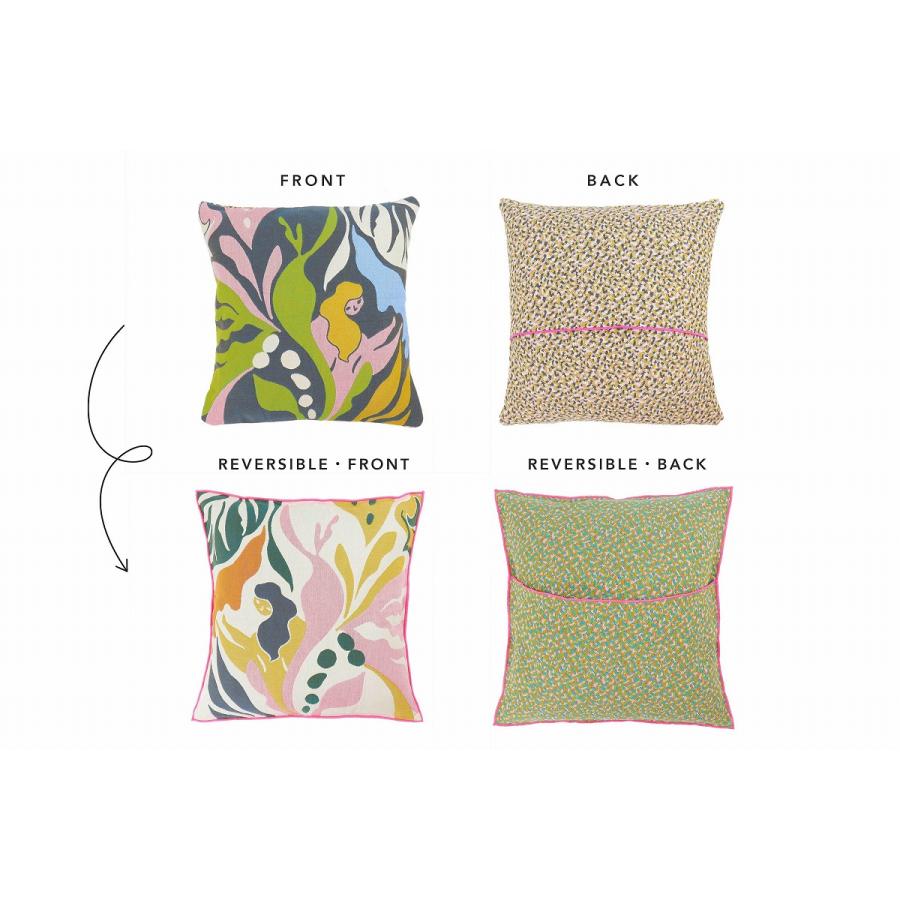 川島織物セルコン 背当クッションカバー 45×45cm 日本製 コットン100