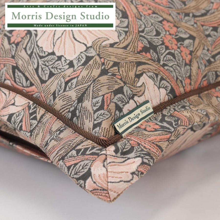 背当クッションカバー（カバー・中材セット）MORRIS ウィリアムモリス ピンパーネル 45x45cm 洗える 正方形 ギフト 日本製 川島織物セルコン 送料無料 LL1746の画像