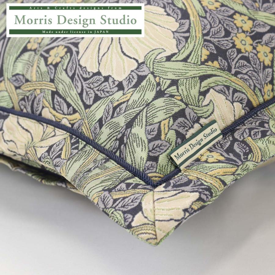 背当クッションカバー（カバー・中材セット）MORRIS ウィリアムモリス ピンパーネル 45x45cm 洗える 正方形 ギフト 日本製 川島織物セルコン 送料無料 LL1746の画像