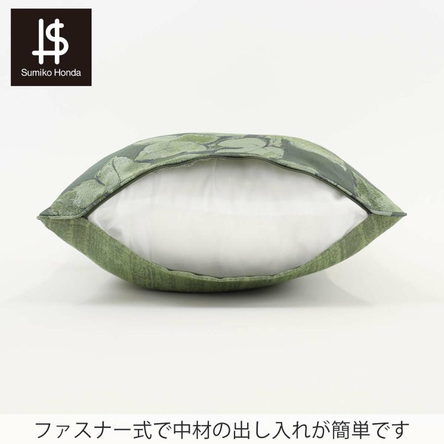 背当クッションカバー（カバー・中材セット）スミコ ホンダ ビーニャ 45×45cm 洗える 正方形 リビング ソファ 日本製 取り外し可 高級 川島織物セルコン LL1822の画像