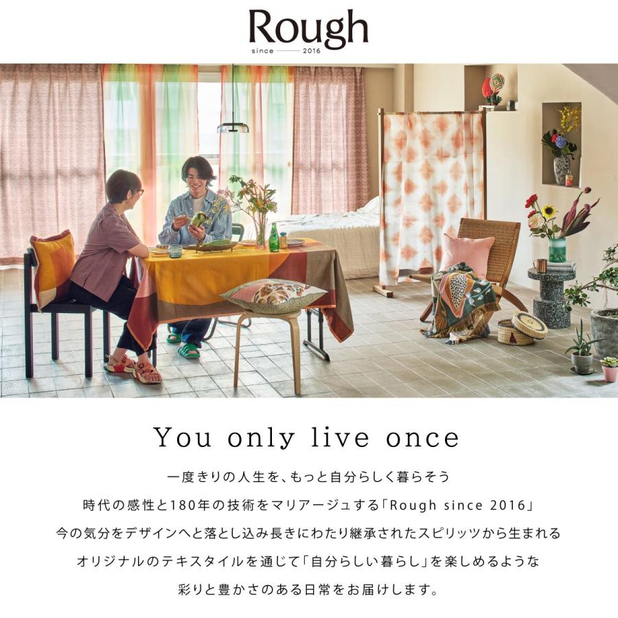 背当クッションカバー（カバー・中材セット）45×45cm 日本製 コットン100% rough（ラフ）アイノメバエ かわいい おしゃれ オリジナル 川島織物セルコン LL8109の画像