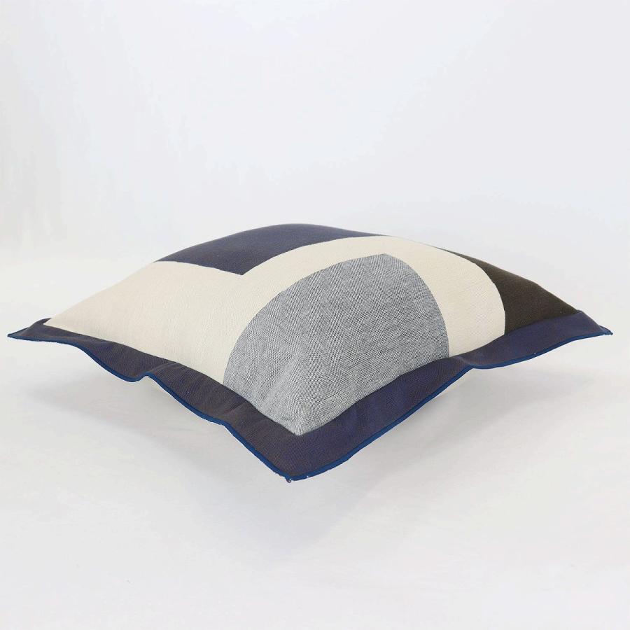 背当クッションカバー（カバー・中材セット）45×45cm 日本製 コットン100% rough ラフ アイトシカク 圧縮ポリエステル パンヤ オリジナル 川島織物セルコンの画像
