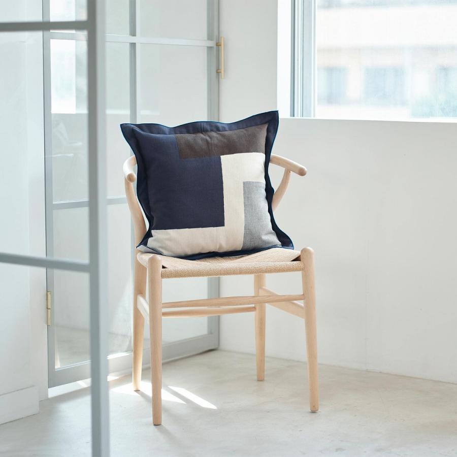 背当クッションカバー（カバー・中材セット）45×45cm 日本製 コットン100% rough ラフ アイトシカク 圧縮ポリエステル パンヤ オリジナル 川島織物セルコンの画像