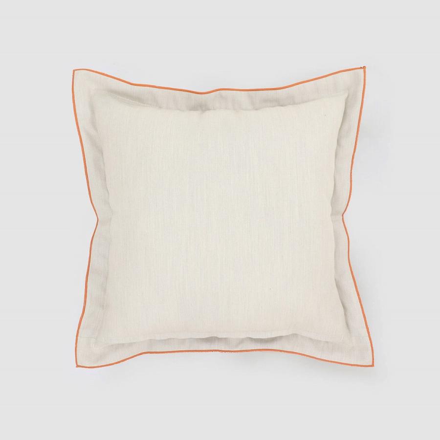 背当クッションカバー（カバー・中材セット）45×45cm 日本製 コットン100% rough ラフ エントアカネ 圧縮ポリエステル パンヤ オリジナル 川島織物セルコンの画像