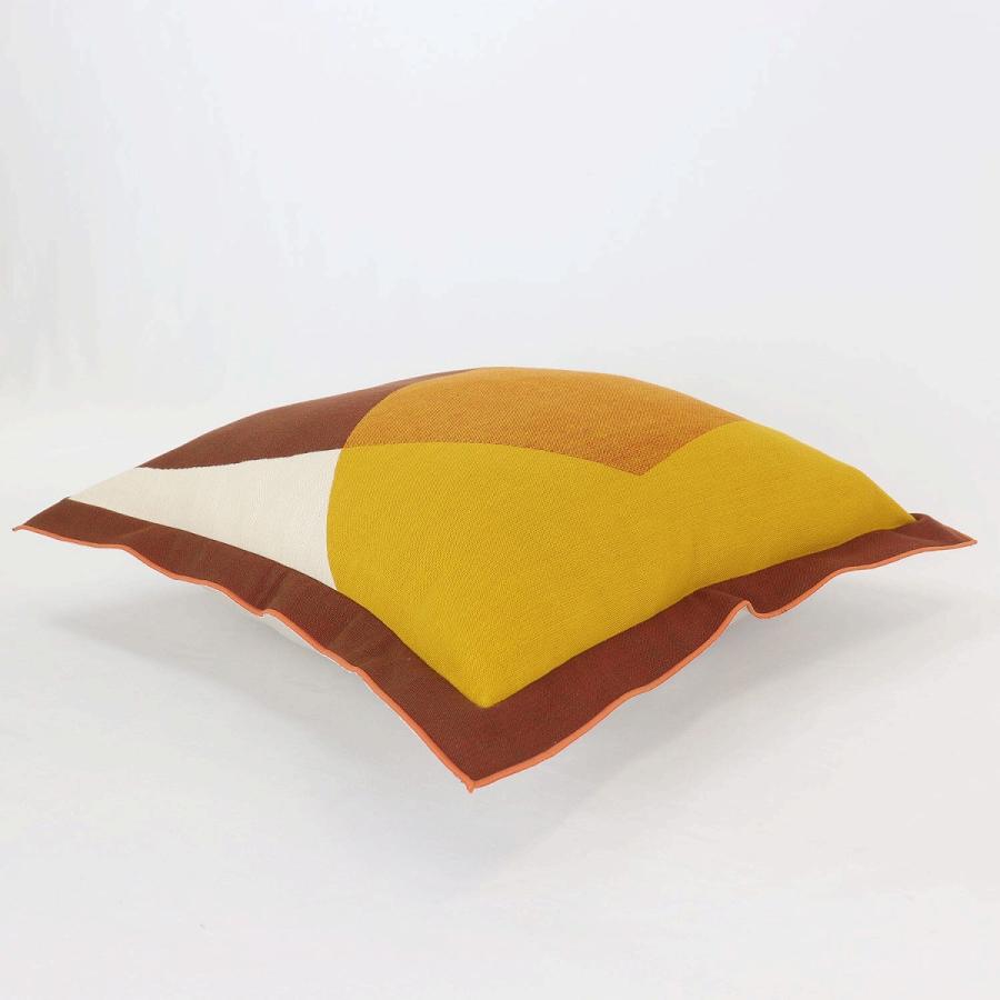 背当クッションカバー（カバー・中材セット）45×45cm 日本製 コットン100% rough ラフ エントアカネ 圧縮ポリエステル パンヤ オリジナル 川島織物セルコンの画像