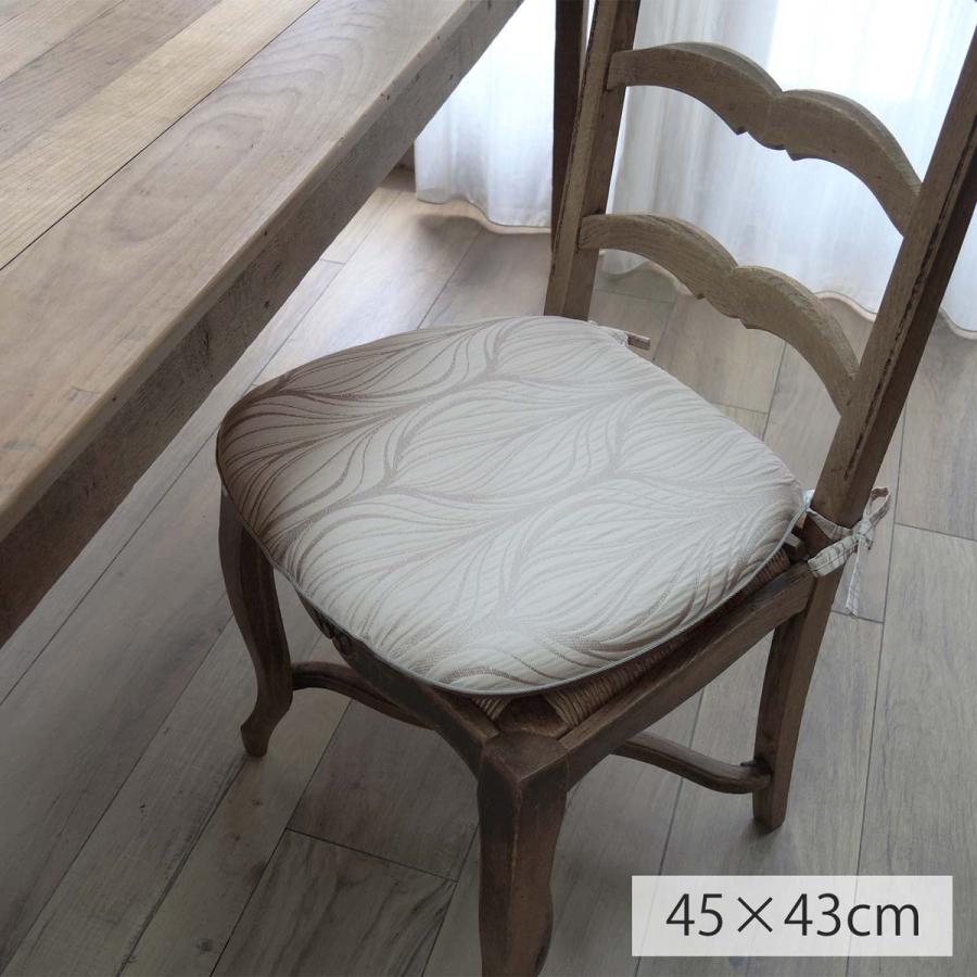 トパーズ様　シェニールダイニングシートきクッション　グリーン　4枚セット トパーズ様 シェニールダイニングシートきクッション グリーン 4