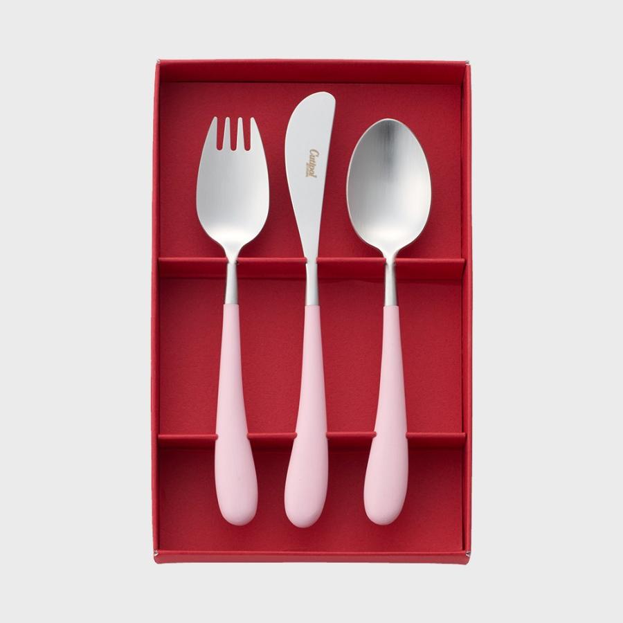 国内正規品 クチポール アリス ピンク シルバー 3本 セット 特製ギフトボックス Cutipol ALICE カトラリー 子ども ベビー ゆうパケット対応可 1／2