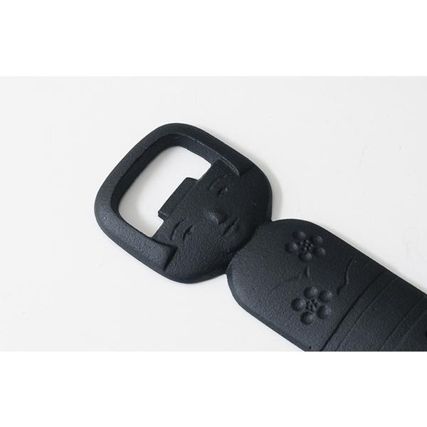 釜定 南部鉄器 栓抜き こけし おしゃれ 岩手 老舗 ゆうパケット対応可