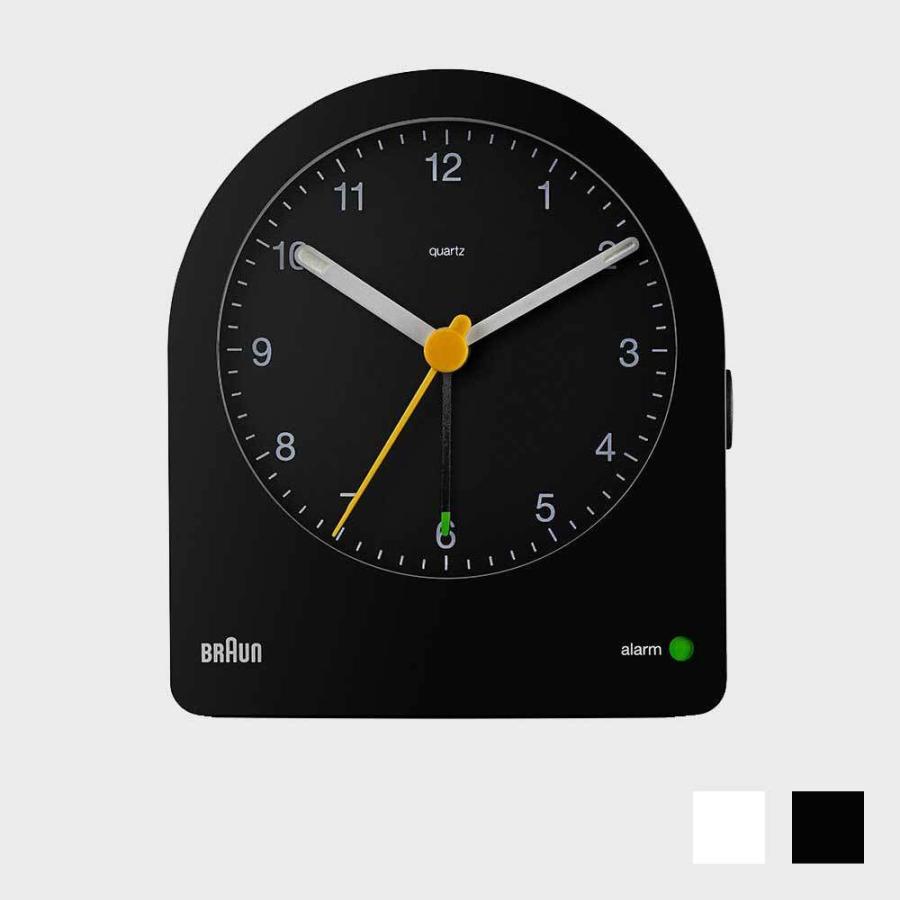 ブラウン BRAUN 時計 アラーム時計 黒 ブラック BC22 目覚まし時計 アナログ Clock ブラウン BRAUN 時計 アラームクロック 置き時計 置時計 おしゃれ 北欧｜designshop-jp
