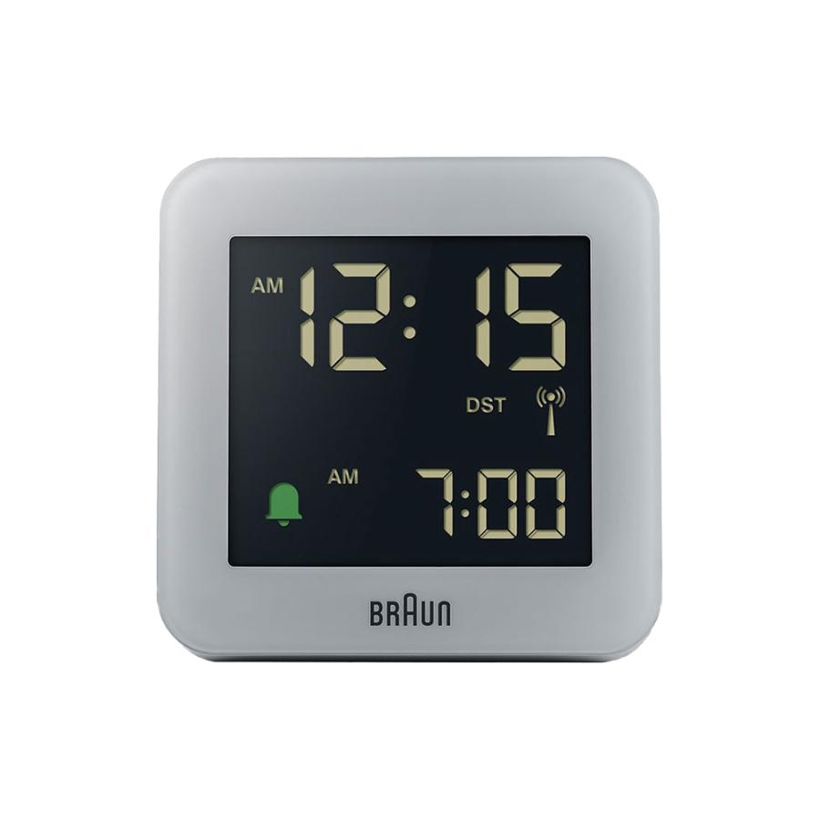 BRAUN（ブラウン） 時計 デジタル 100周年Clock アラーム時計 グレー