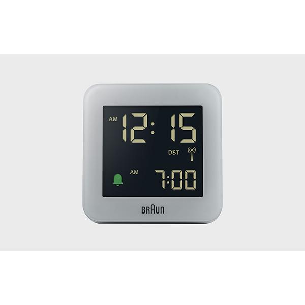 BRAUN（ブラウン） 置時計 正規品 Alarm Clock BC09 グレー W75.5cm