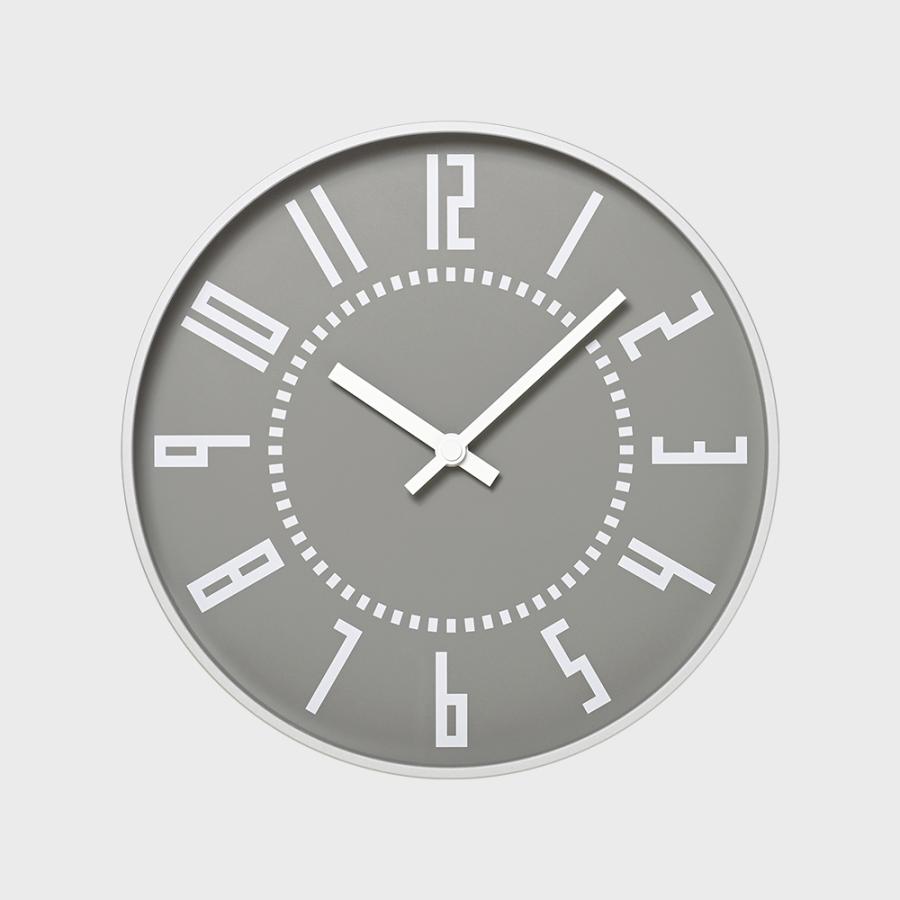 Lemnos（レムノス） 掛け時計 エキクロック eki clock TIL16-01 GY