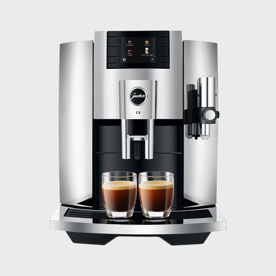 JURA エスプレッソマシンE8 クローム　正規取扱店保証期限内 JURA エスプレッソマシンE8 クローム正規取扱店保証期限内