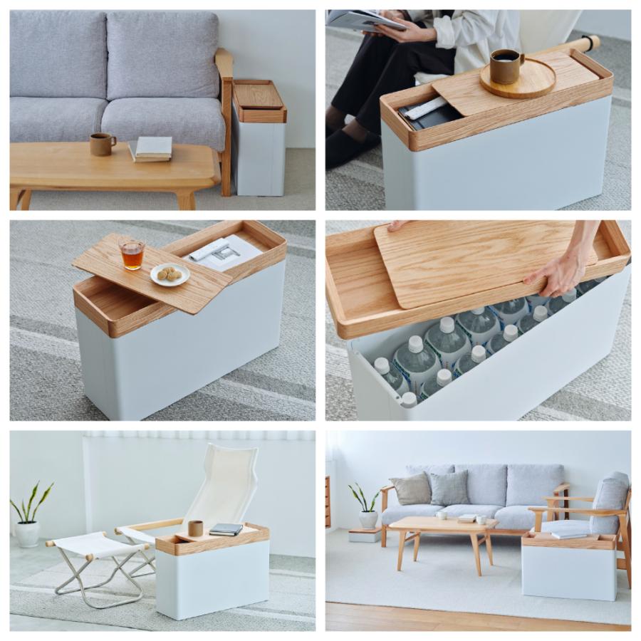 防災収納 防災グッズ IF Side Table サイドテーブル 収納ボックス 防災
