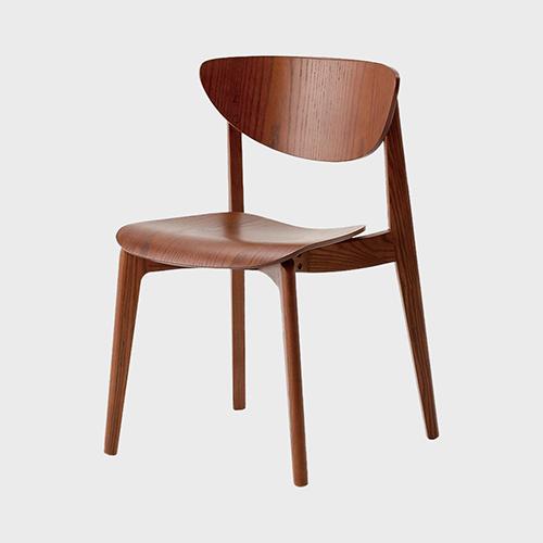 柳宗理 ダイニングチェア 天童木工 T-3035AS-SP ブラウン tendo