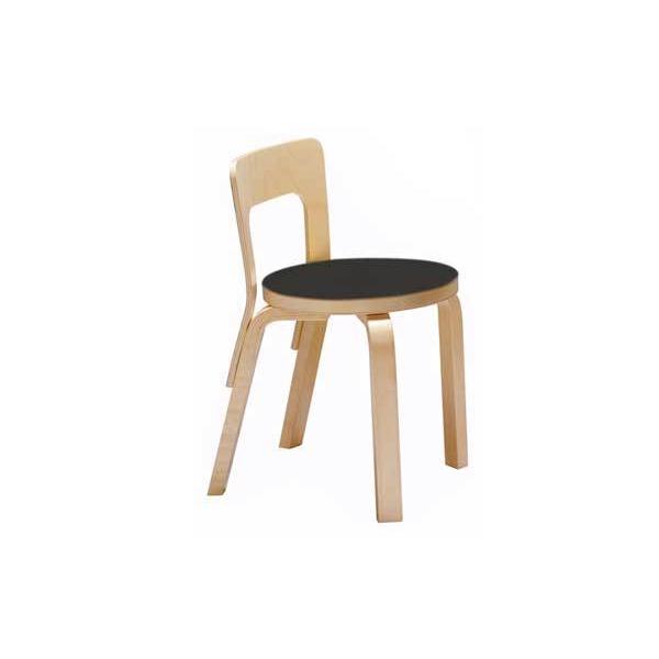 正規品 アルテック Artek チェア N65 リノリウム 黒 ブラック 子ども用 キッズ チェア アアルト 北欧 北欧家具 椅子 木製 新生活 爆買_3