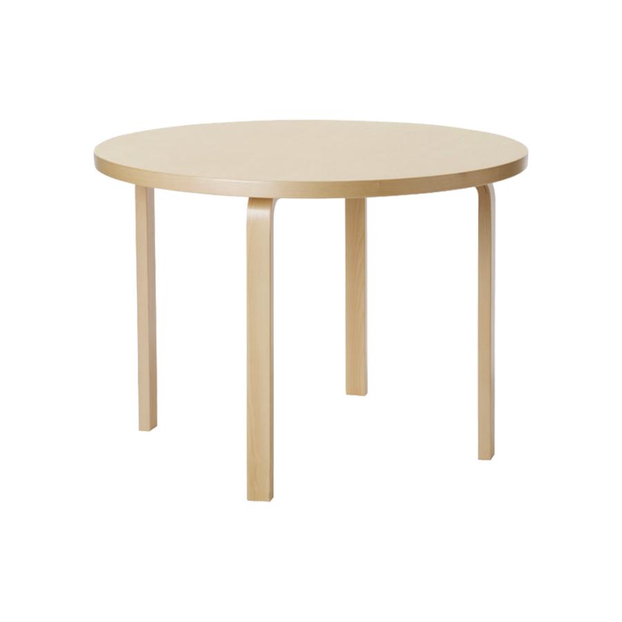 高価値】 アルテック 丸テーブル ダイニング 90A バーチ artek